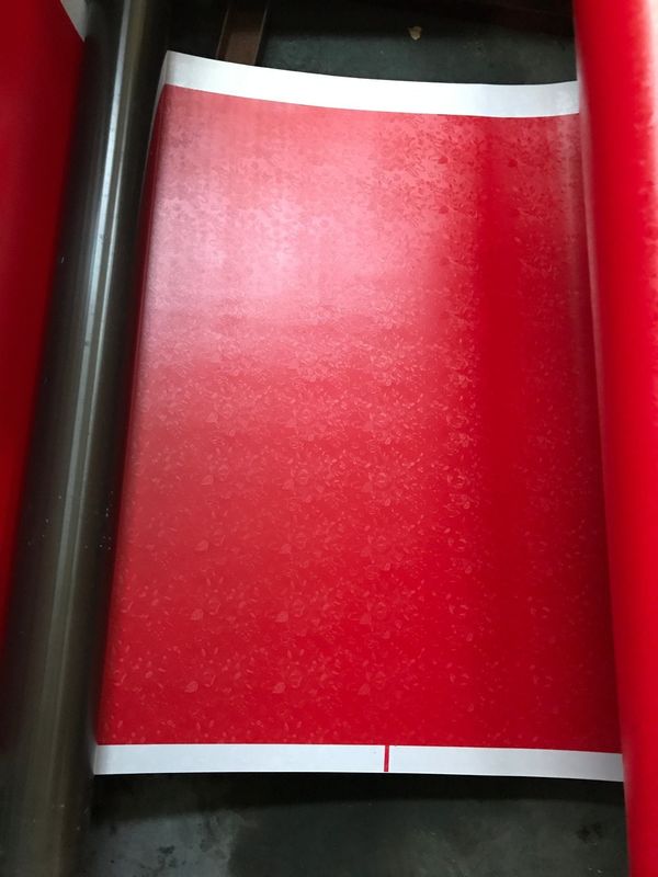 Max için kırmızı paket flexo baskı makinesi. Hız 150m/Min Web Roller çapı 100mm