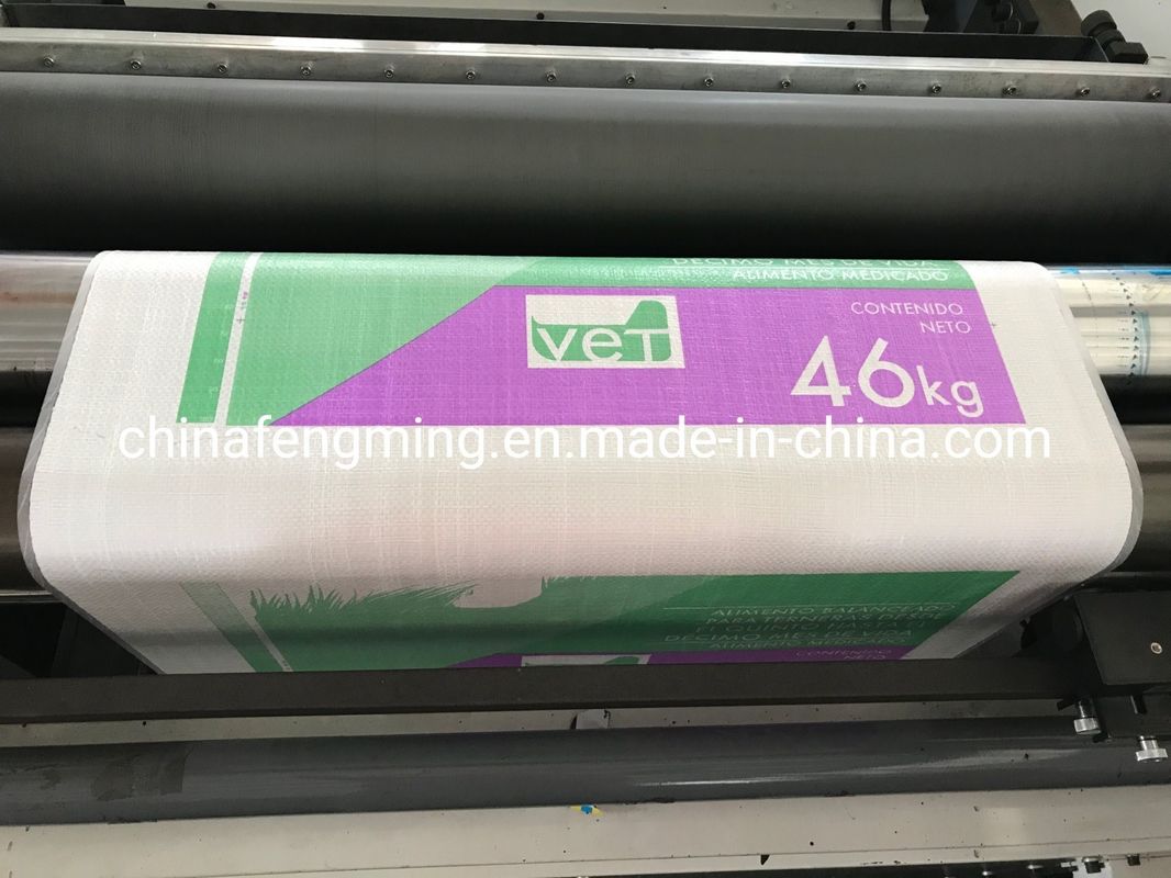 CE ISO9001 FM Serisi Dört Renkli Fleksografik Baskı Makinesi 200m/Min 1/8cp Gearing