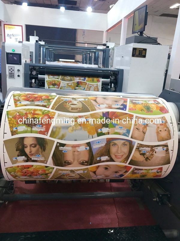 Kağıt Kupa Kağıt Çantası için Su Temelli Mürekkep Flexo Baskı Makinesi