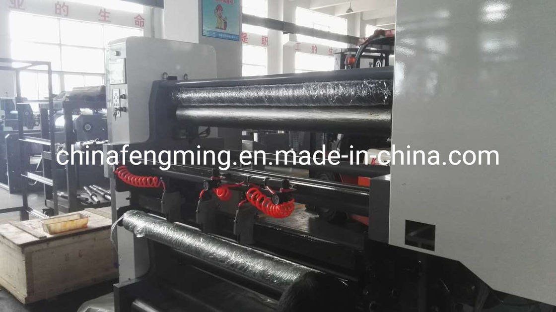Kağıt ruloya rulo Flexo baskı kesme makinesi Max. 900mm baskı genişliği