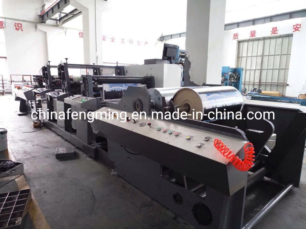 Fengming'in Birim Tipi Yapısı FM-A650-1320 Flexo Press Baskı Makinesi