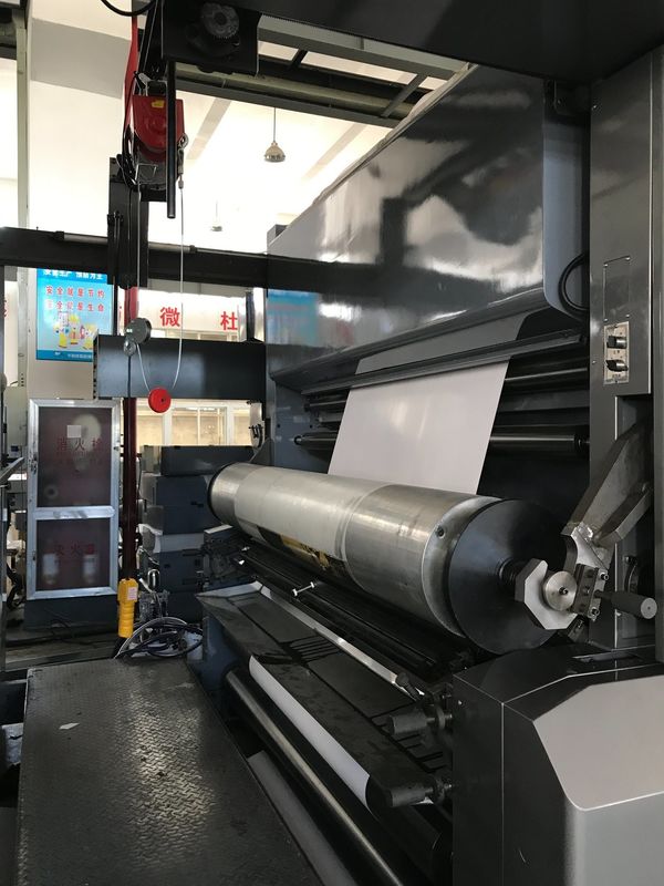 380V 3pH 50Hz güç kaynağı ve 7 renkli geniş yelpazede kağıt karton fleks baskı makinesi
