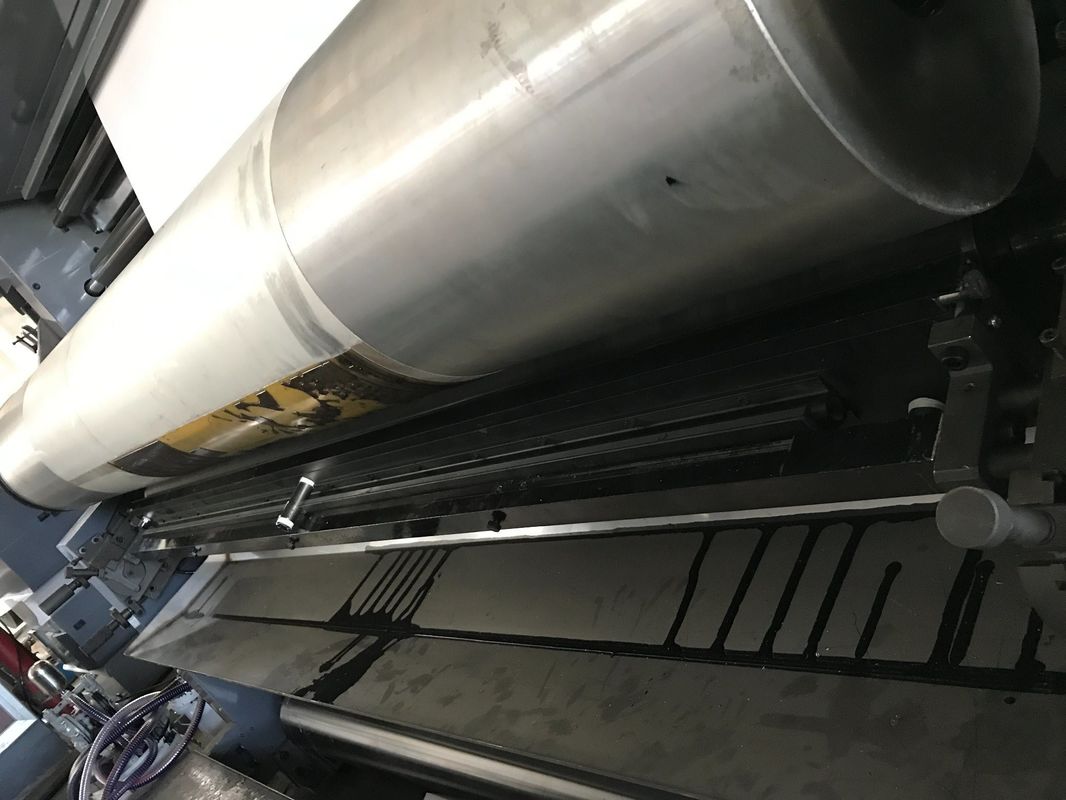 380V 3pH 50Hz güç kaynağı ve 7 renkli geniş yelpazede kağıt karton fleks baskı makinesi