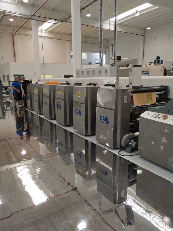 Tek yüzlü kaplama kağıt flexo baskı makinesi Max. Web genişliği 1020/1320/1350mm