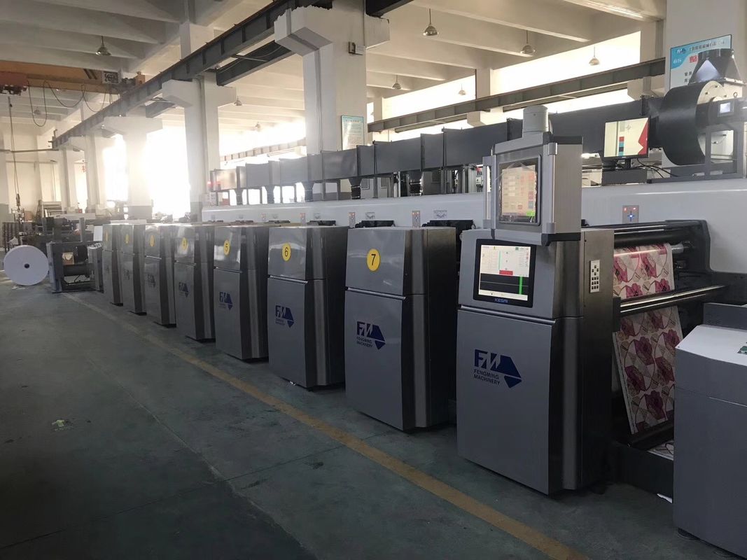 Tek yüzlü kaplama kağıt flexo baskı makinesi Max. Web genişliği 1020/1320/1350mm