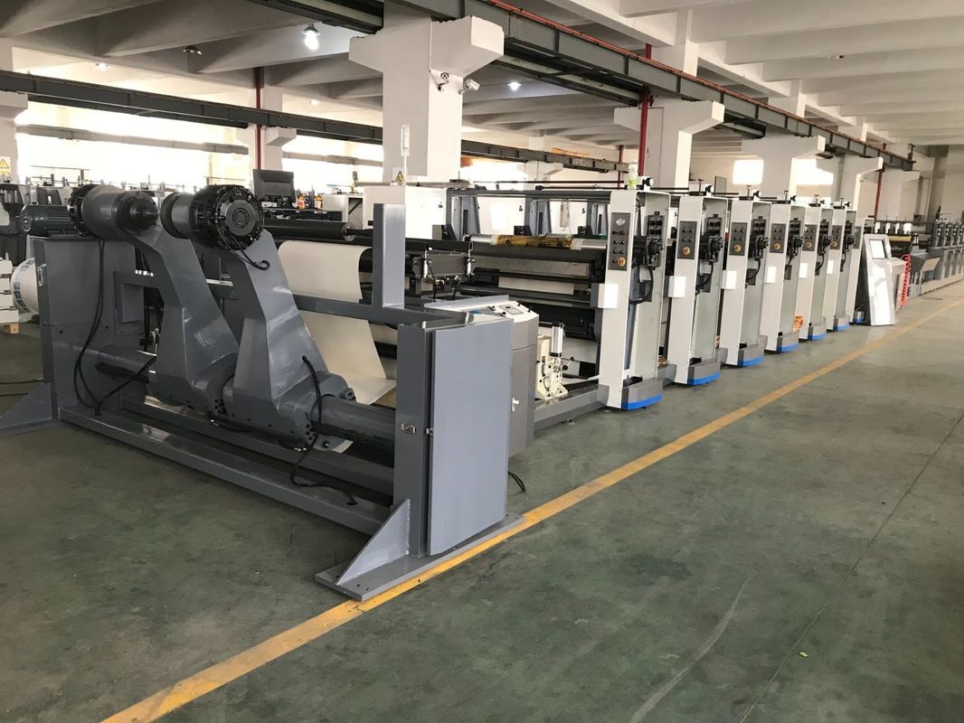 Özel istekler için sıcak hava IR kurutma sanat kağıdı / krom kağıdı flexo baskı makinesi