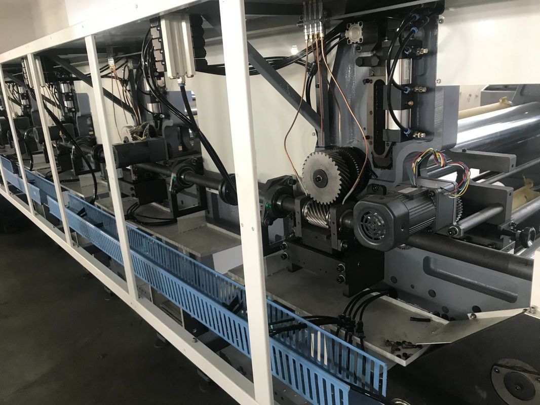 6 Renkli Fleksografi Renkli Kağıt Kupa Yazdırma Makinesi 380V 415V 440V 220V Güç kaynağı ile