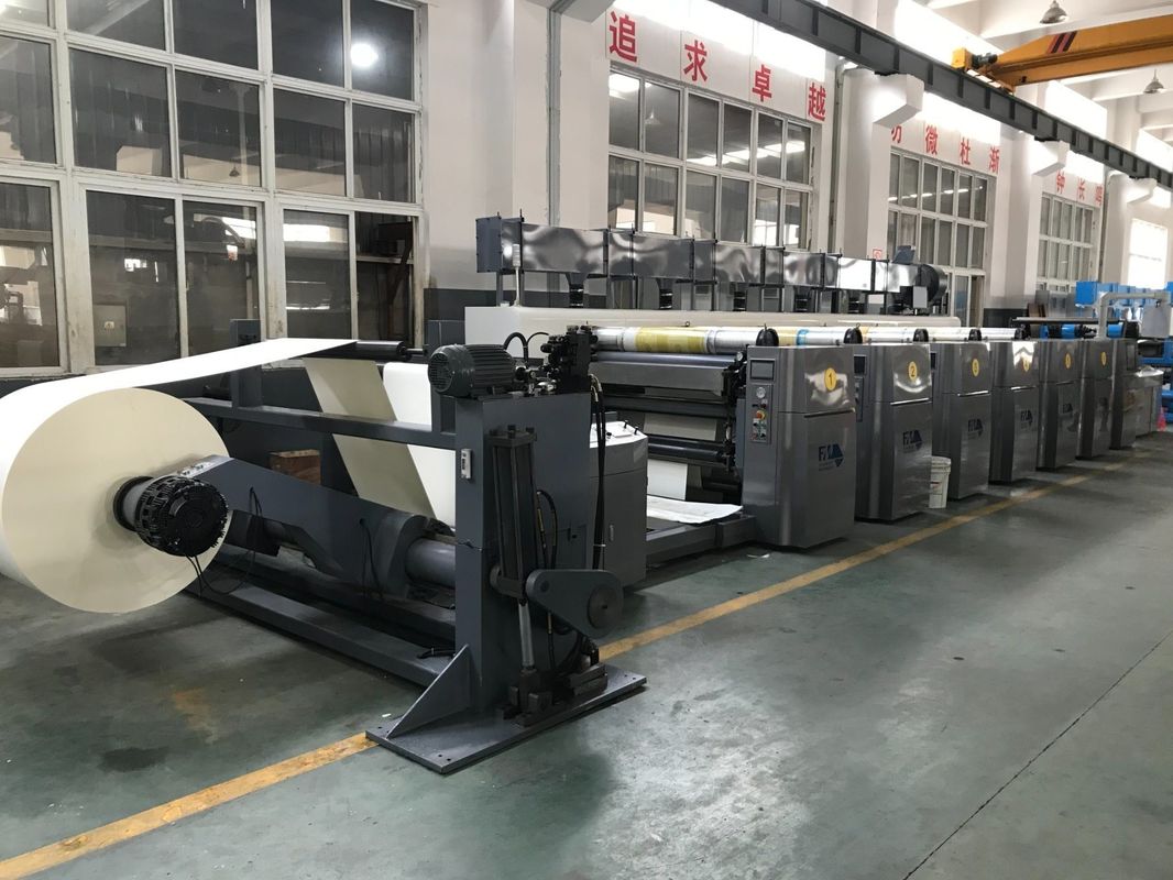 1370mm Max. Web Genişliği Kağıt Kupa Kağıt Torba Paketleme için Flexographic Baskı Makinesi