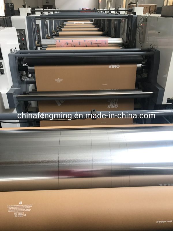 Max. Baskı Genişliği 900mm Lüks Kağıt Çantası Lüks Markalar için Flexo Baskı Makinesi