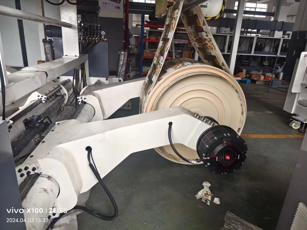 Otomatik ambalaj kağıdı üretimi için FM-TP1350 Sıcak Çakma Ters Kaplama Makinesi