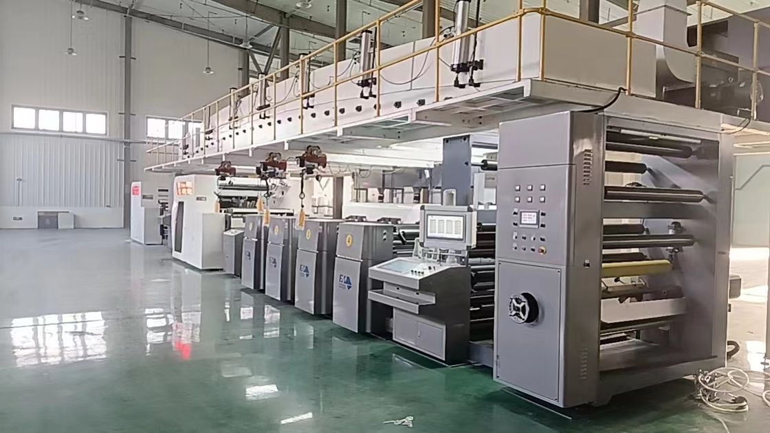 Max.Mechanical Hız 150m/min Büyük Rewinder çapı için Flexo Baskı Birimi 1524mm