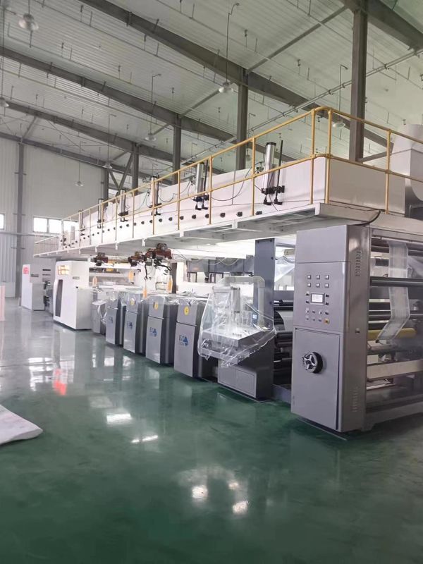 Max.Mechanical Hız 150m/min Büyük Rewinder çapı için Flexo Baskı Birimi 1524mm