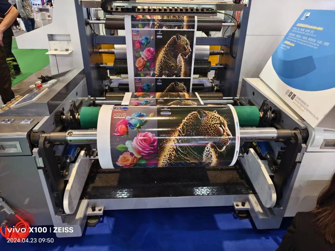 Peynir Kağıt Gıda Paketi Flexo Baskı Makinesi Fiyat 4 Renk