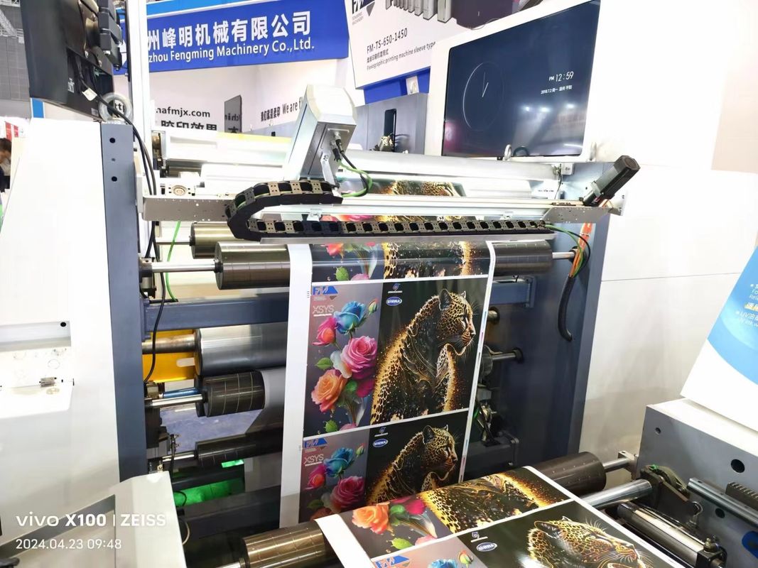 1830mm Max Die Cutting Width Sleeve Type Flexo Baskı Makinesi