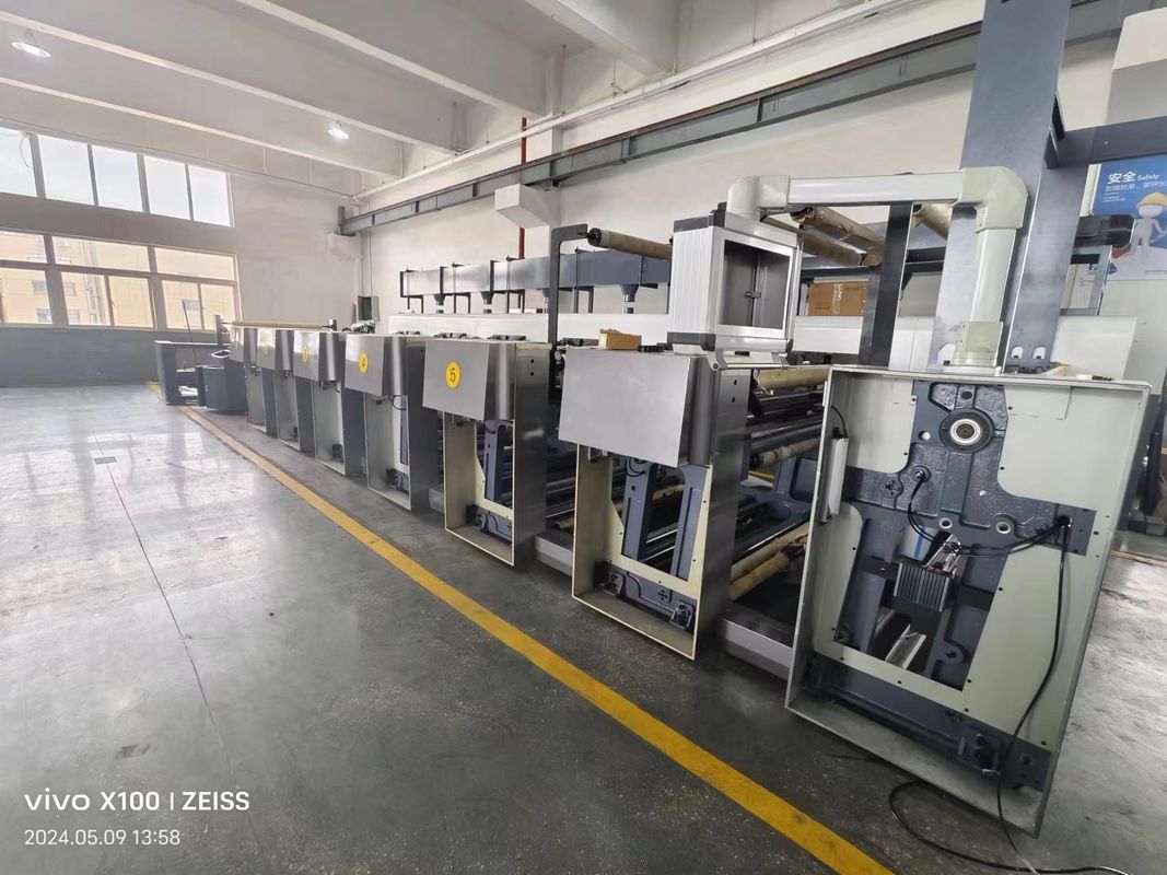 Birim Tipi Kraft Kağıt Karton ve Liner Kağıt için Flexo Baskı Makinesi