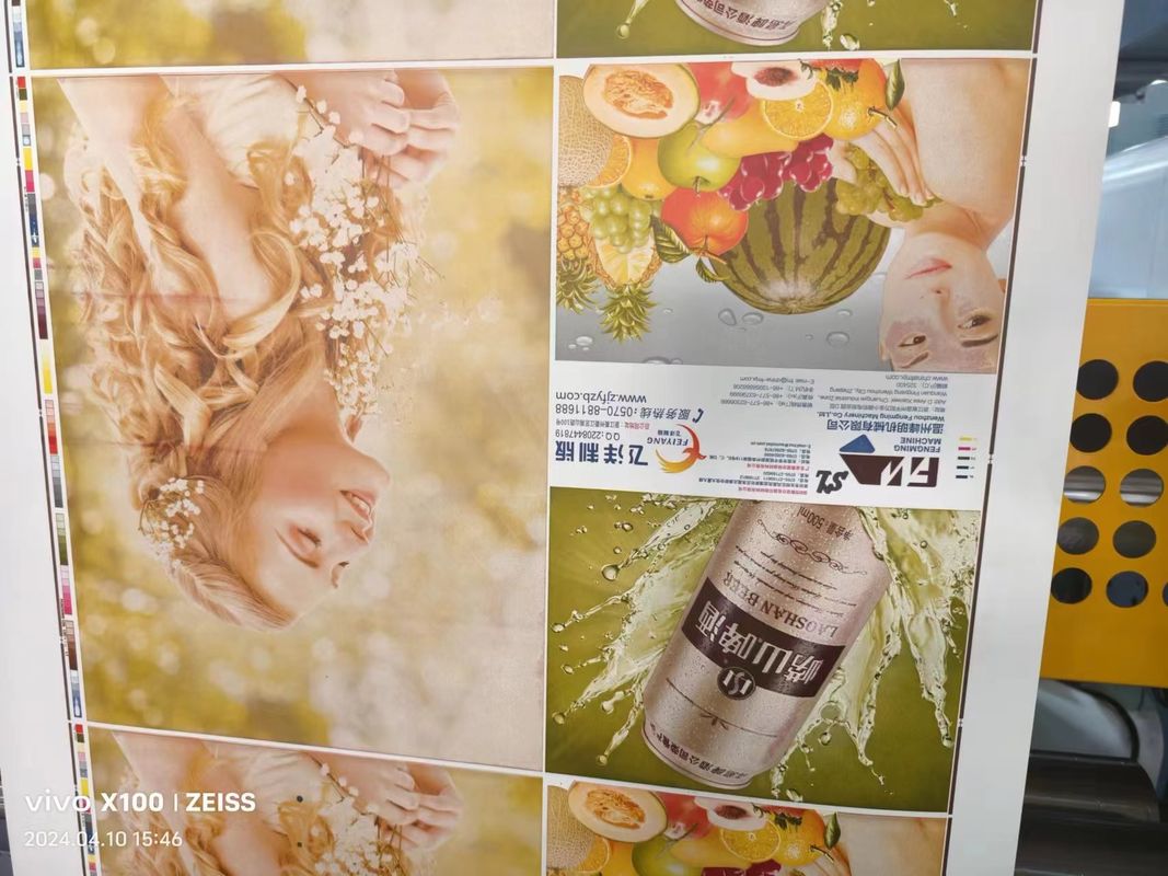 4 Renkli Otomatik Fleksografik Kağıt ve Plastik Yazıcı