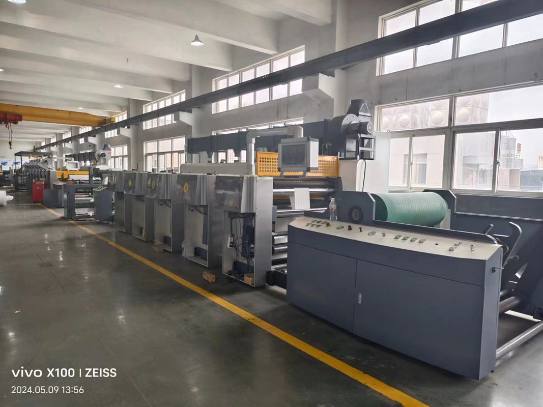 Fleksografik Yazıcılar 4 Renkli Flexo Pres Etiket Baskı Makinesi Kağıt Kupa