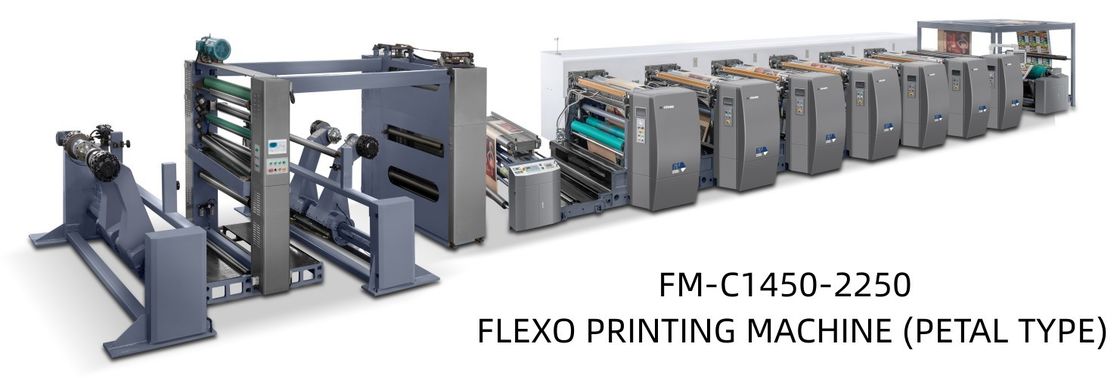 Yüksek Kaliteli Çok Fonksiyonlu Otomatik Yüksek Hızlı 2 4 6 Renkli Etiket Flexo Baskı Makinesi