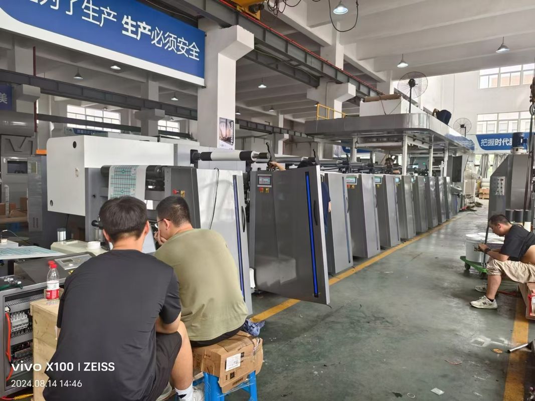 Servo Otomatik Horizontal Flexo Baskı Makinesi