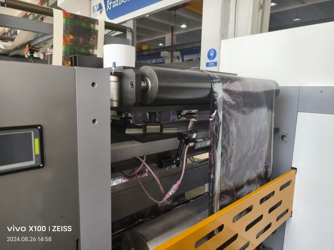 Flexo paket için 10 renkli plastik etiket baskı makinesi
