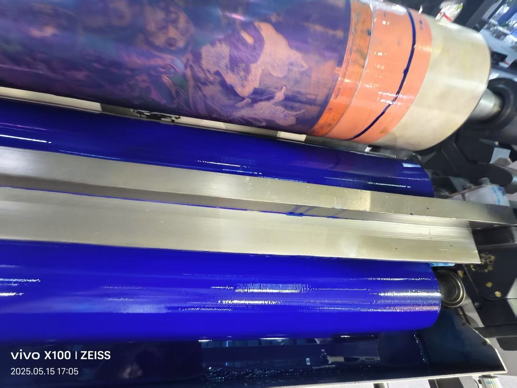 Otomatik Yüksek Hızlı 6 Renkli UV Flekso Baskı Makinesi Petal Ünite Tipi Fleksografik Baskı Makinesi