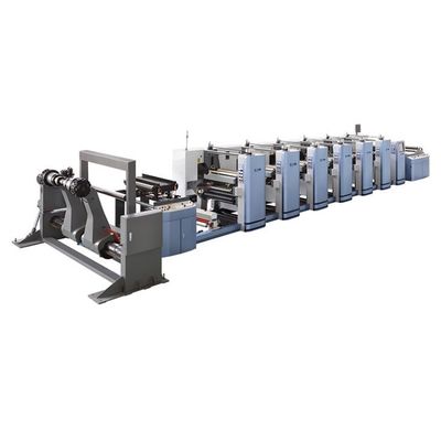 1/8cp Gearing Flexo Bag Baskı Makinesi 150m/Min