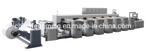 FM-CS Servo Driving Flexo Baskı Makinesi Embossing Yapısı Rotary Letterpress