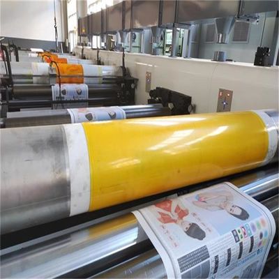 4 Renkli Otomatik Merkezi Davul Fleksografik Etiket Kağıt Teyp Yüksek Hızlı Fleksotamp makinesi