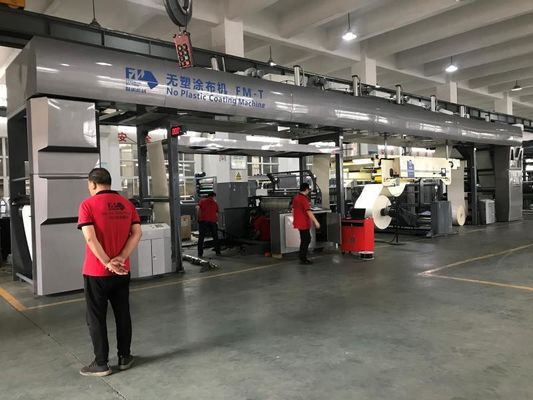 Air Doctor Coater FM-T Tam Otomatik Solvent Temel Kağıt Karton Plastiksiz Laminasyon Makinesi