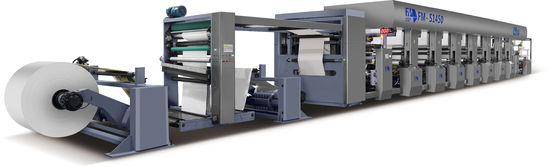 Karton karton geniş web ön baskı Flexo baskı makinesi