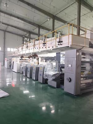 Max.Mechanical Hız 150m/min Büyük Rewinder çapı için Flexo Baskı Birimi 1524mm