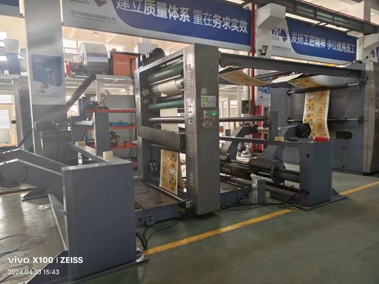 Laminli kağıt ve çok katmanlı bileşik kağıt için 8 renk flexo baskı makinesi