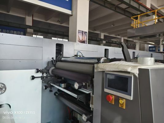 Kağıt paketleri için 10 renk flexo baskı makinesi kağıt poşeti baskı makinesi