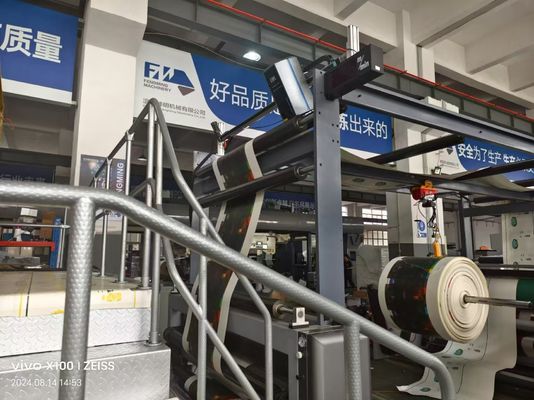 Max 2500mm Tekrar Baskı Uzunluğu Koltuk Tipi Flexo Baskı Makinesi