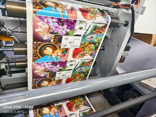 Yüksek Hızlı 8 Renkli Fleksografik Yazıcılar Flekso Grafik Baskı Makinesi 8 Renk Fiyatı